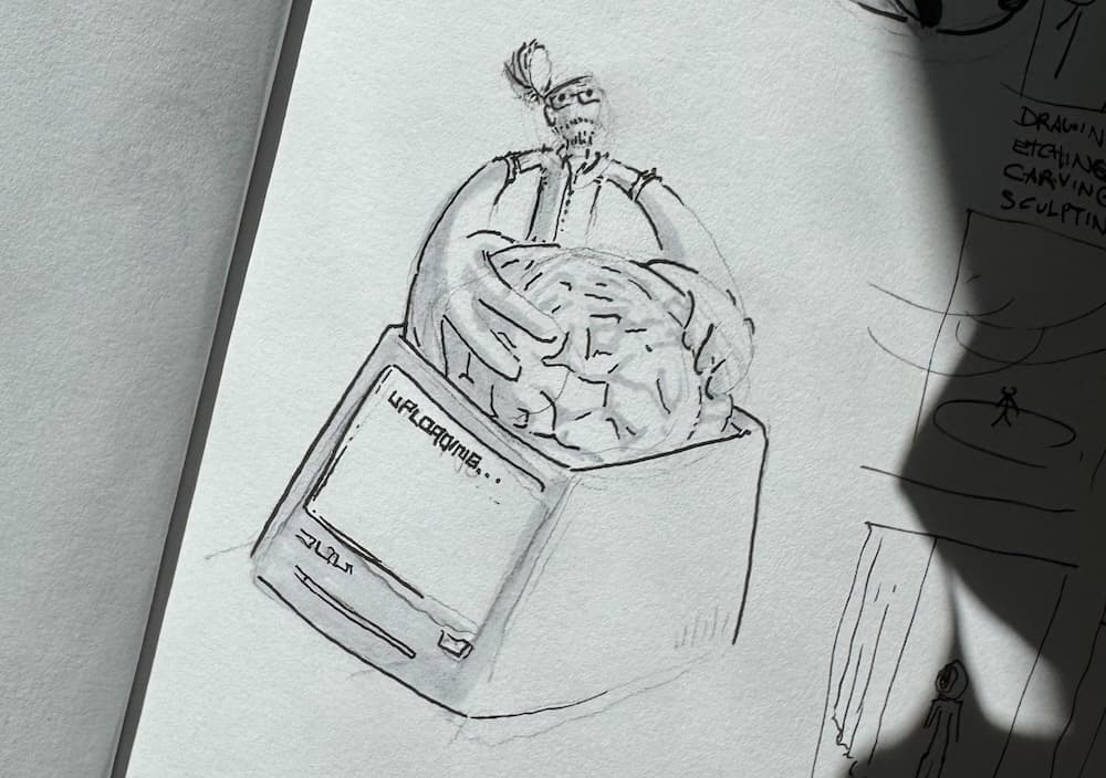 Michael Knepprath doing a brain dump.