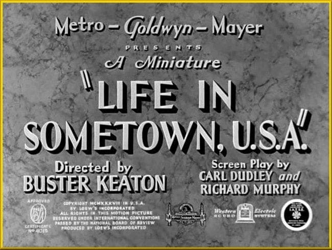 Title card for Life in Sometown, U.S.A.