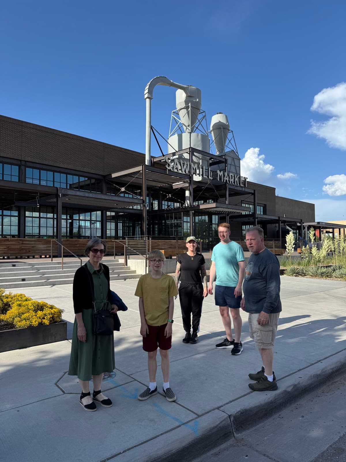 Family gathered in Albuquerque