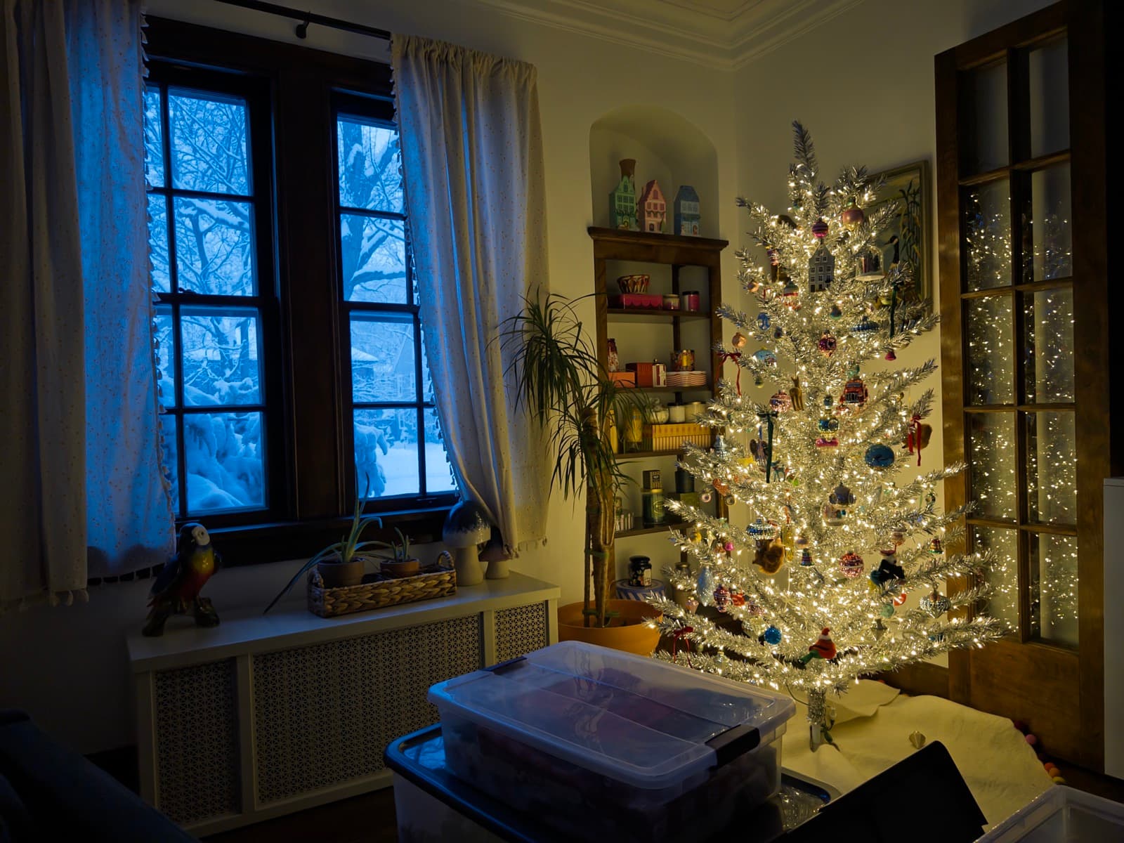 Christmas tree and decorations
