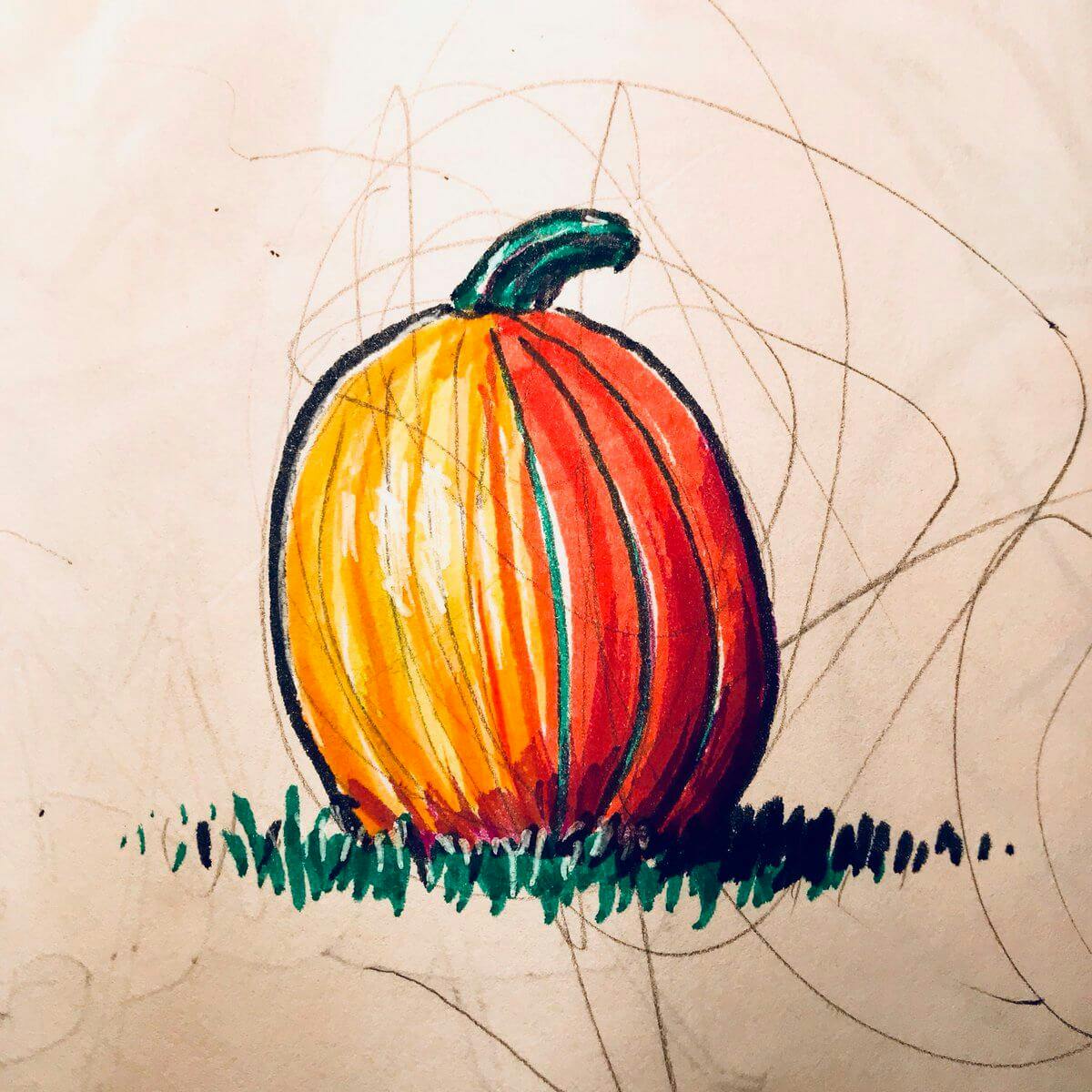 A pumpkin illustration